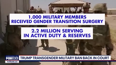 Trump transgender military ban back in court