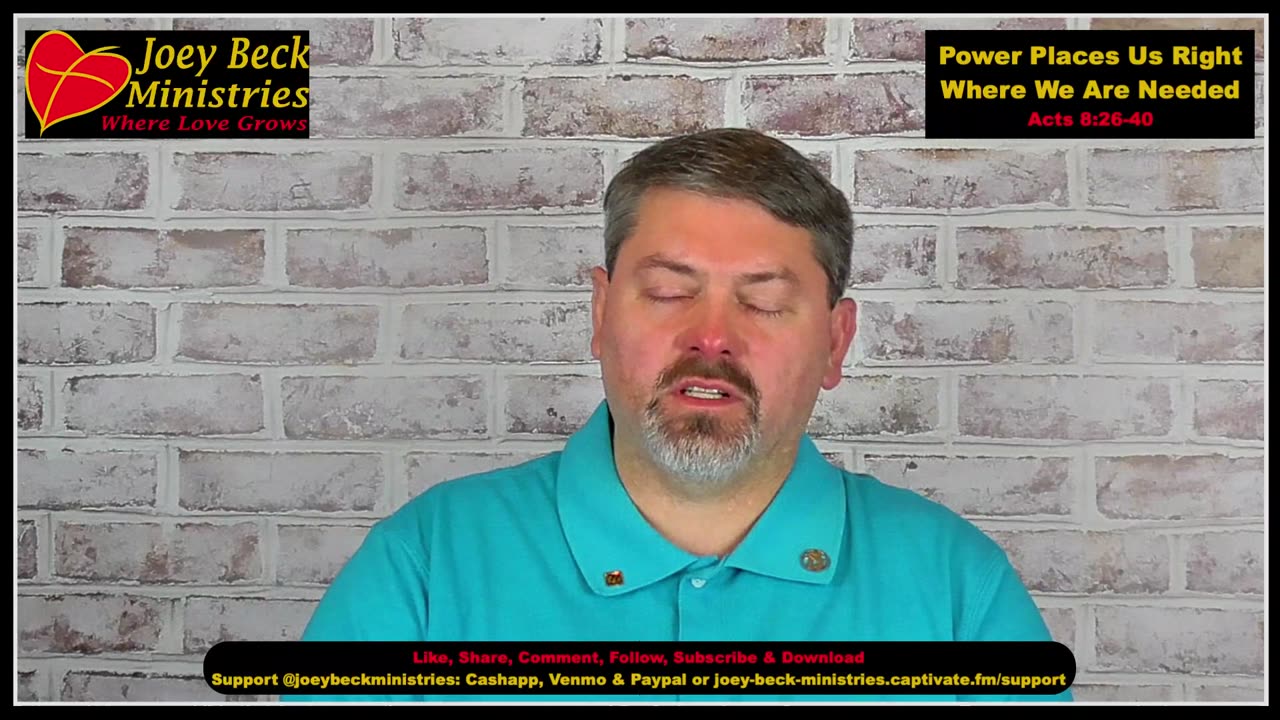 Power Places Us Right Where We Are Needed