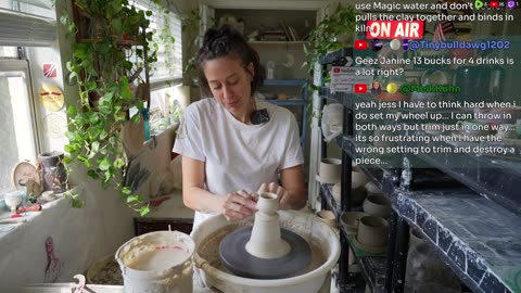 Live 🔴 Episode 180 Swan City Ceramics 🦢 Pottery Livestream