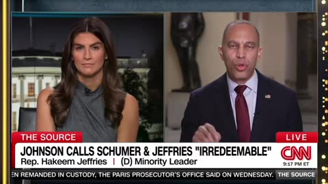 CNN’s Kaitlan Collins: *Plays clip of Hakeem Jeffries from 2013 blasting a government shutdown