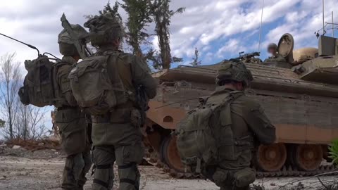 Footage of the activities of the troops of the 769th Brigade in southern Lebanon: