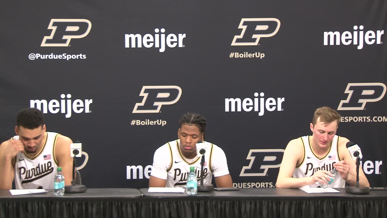 #11 Purdue MBB Players Post-Game Press Conference After 73-70 Loss to Ohio State