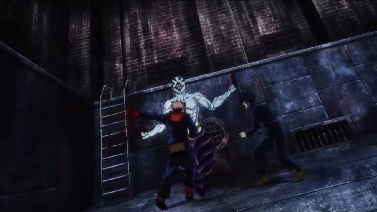 Yuji vs. Special Grade Curse - A Brutal Moment