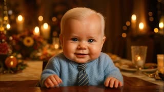 Baby Trump hosts Thanksgiving dinner with Clinton, Biden, Harris +