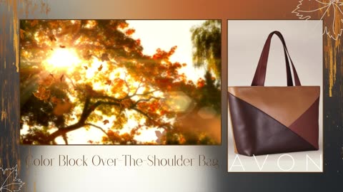 Color Block Over-The-Shoulder Bag by AVON