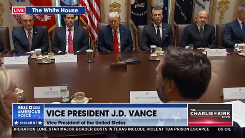 VP VANCE CRACKING JOKES THIS MORNING