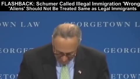 Schumer Speaks Out Against Illegal Aliens-a Blast from the Past