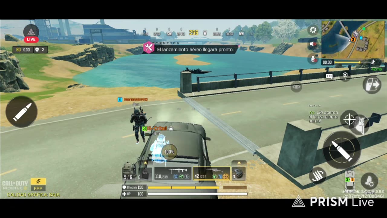 Call of Duty gameplay of Battle Royale in STREAM with SUBS