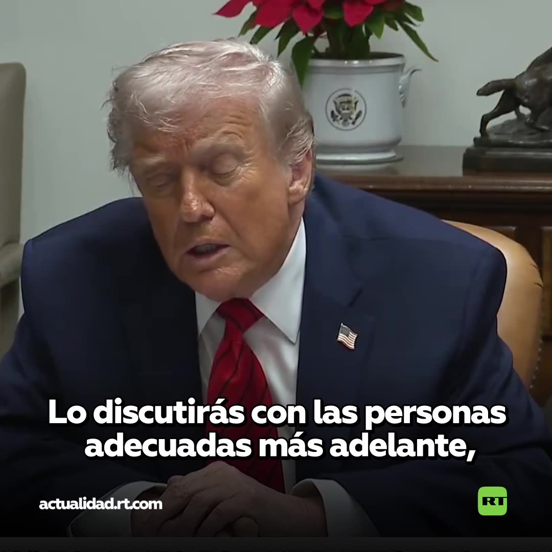 Trump afirma que el petrolero en las costas de Venezuela fue incautado por "una muy buena razón"