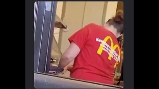 They must be putting some of that special sauce on the "Happy Meals" at this McDonald's...