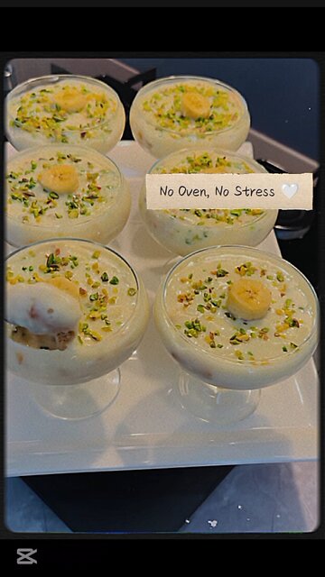 Creamy Banana Cups 😍 Easy & Quick