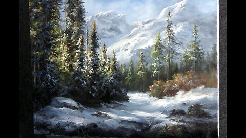Paint with Kevin Hill - Snowy Mountain Forest