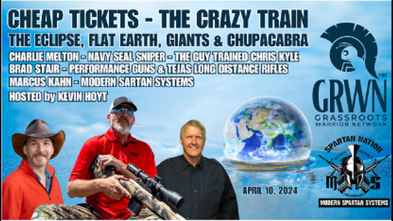 2024 REPEAT - MATH, the eclipse, the shape of the Earth, GIANTS, a cloud city, portals & Chupacabra