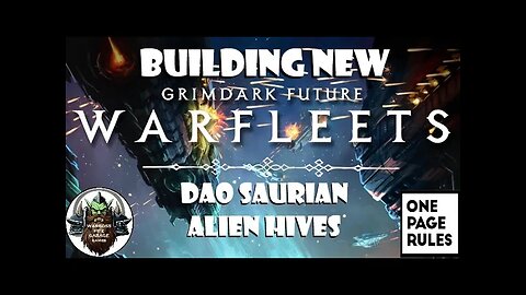 Warfleets: DAO Saurian Alien Hives Lists Construction and paint