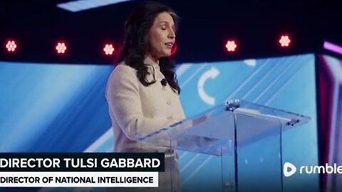 THE BIGGEST THREAT TO THE WESTERN WORLD SAYS TULSI GABBARD DIRECTOR OF NATIONAL INTELLIGENCE