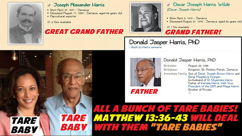 Kamala Harris Family Tree With Pictures Her Great Grandfather On Her Father Side Is An Edomite=Caucasian