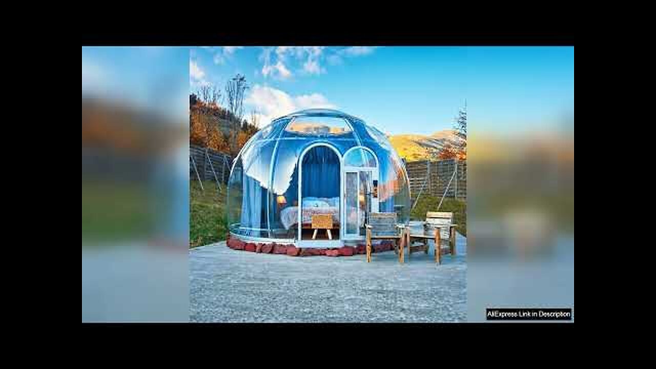 360° Transparent PC Dome House China Factory Soundproof Tent Dome Tent Polycarbonate Review