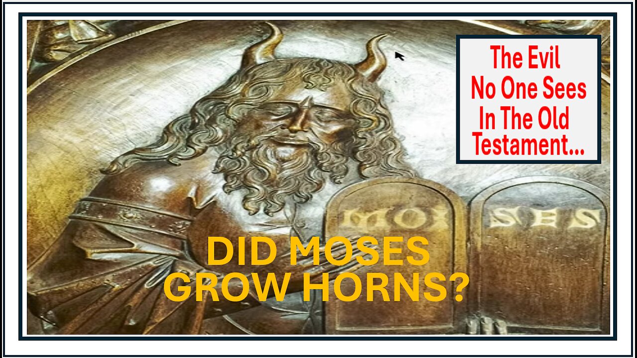 DID MOSES HAVE HORNS?