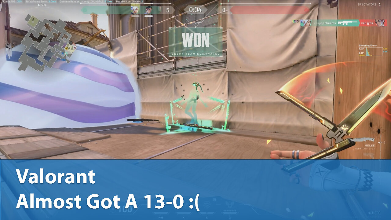 Almost Got A 13-0 :( | Competitive 2W-2L | Valorant
