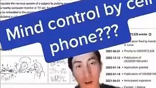 Mind control by cell phone- with patent