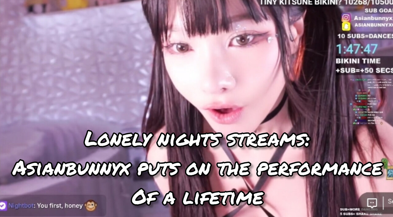 Lonely Nights Streams: AsianBunnyX gets a visit from Mizkif & Jynxzi on her live stream