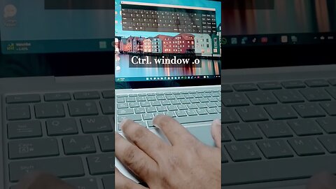 how to open on screen keyboard in windows with shortcut key?