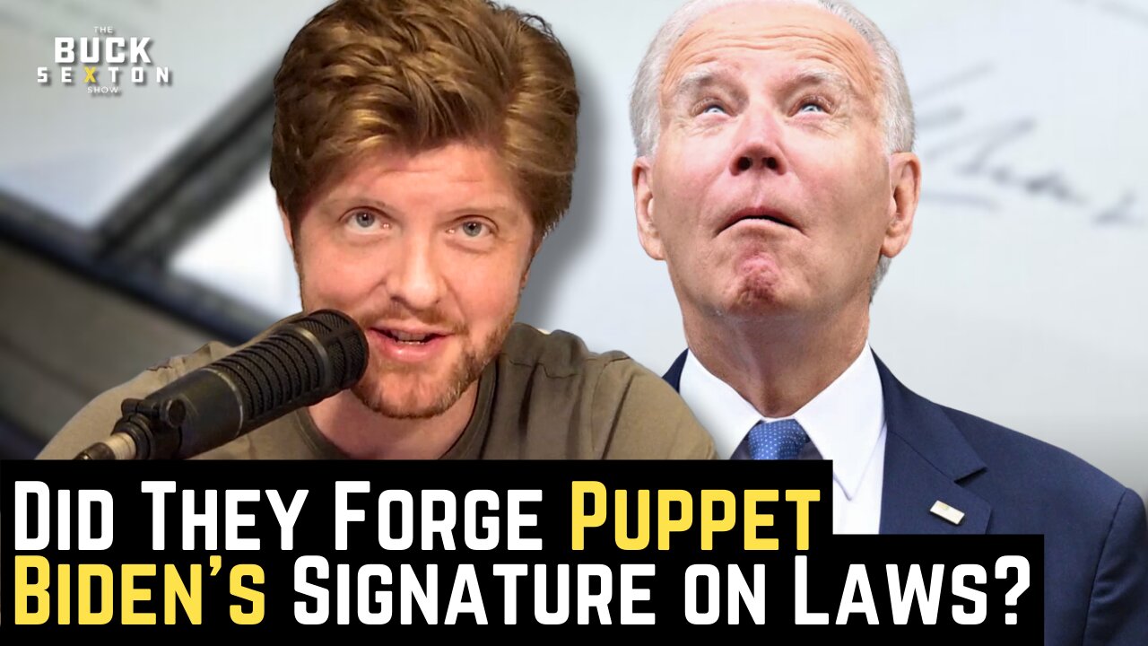 Did They Forge Puppet Biden's Signature on Laws?