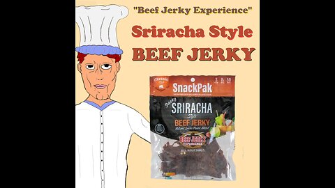 Sriracha Style Beef Jerky from "Beef Jerky Experience" #beefjerky #jerky #sriracha #snackreview