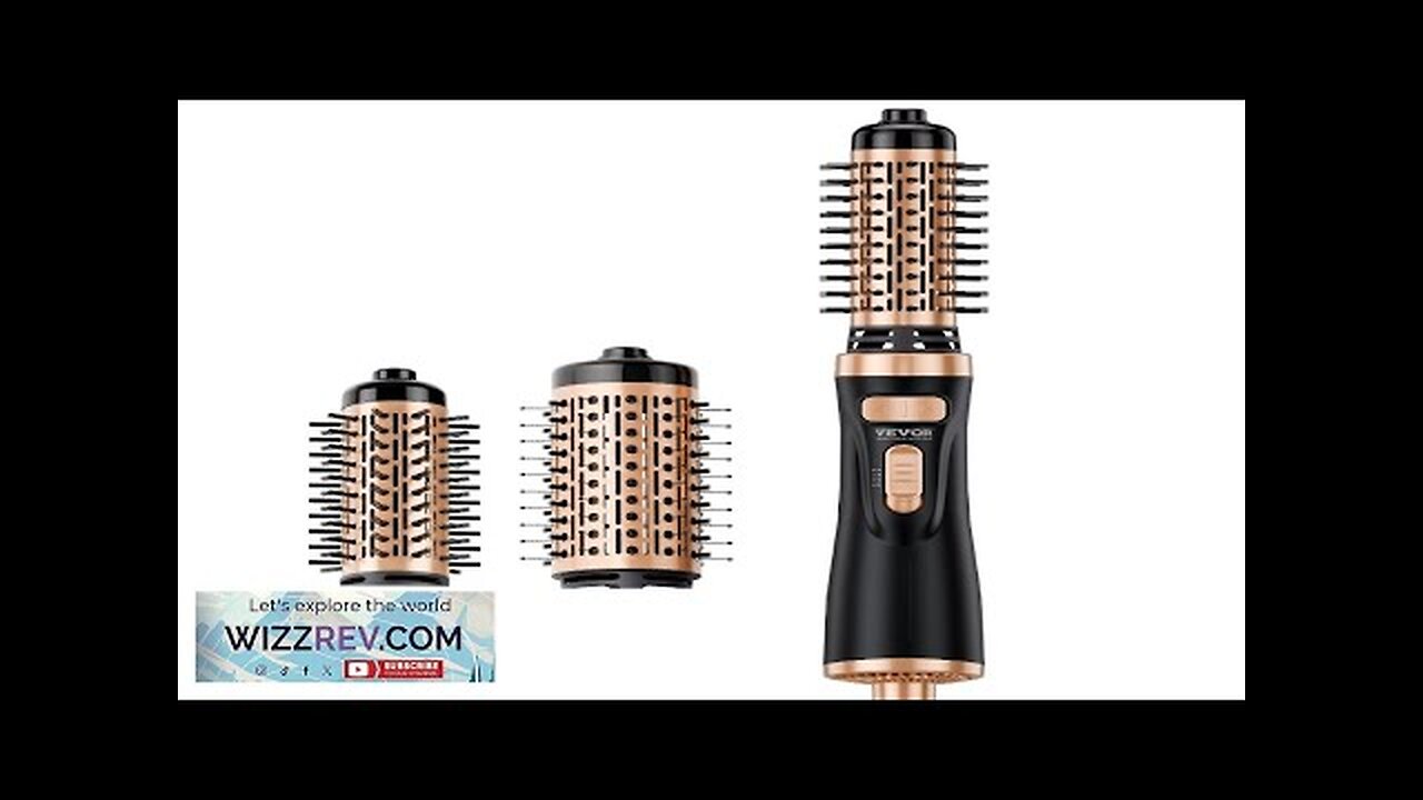 VEVOR Rotating Hair Dryer Brush Hot Air Styling Brush with 1.5 Review