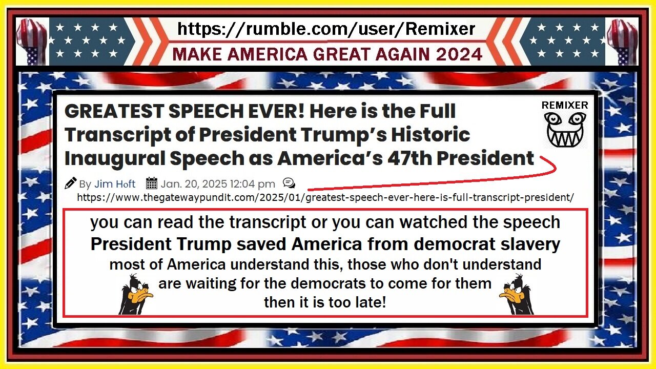 GREATEST SPEECH EVER!