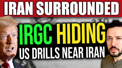 BREAKING: US Military Drills Near Iran Sends IRGC Hiding Underground Amid War Fears