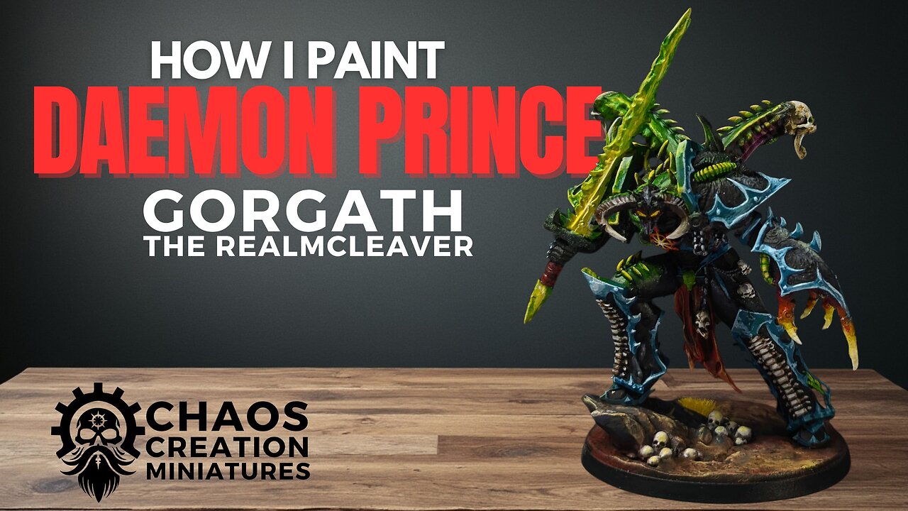 How To paint Paint Demons Miniature painting Video