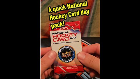 2025 Upper Deck National Hockey Card day pack rip
