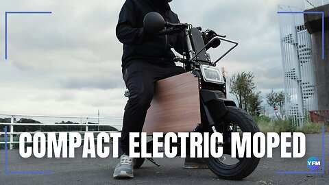 Compact electric moped