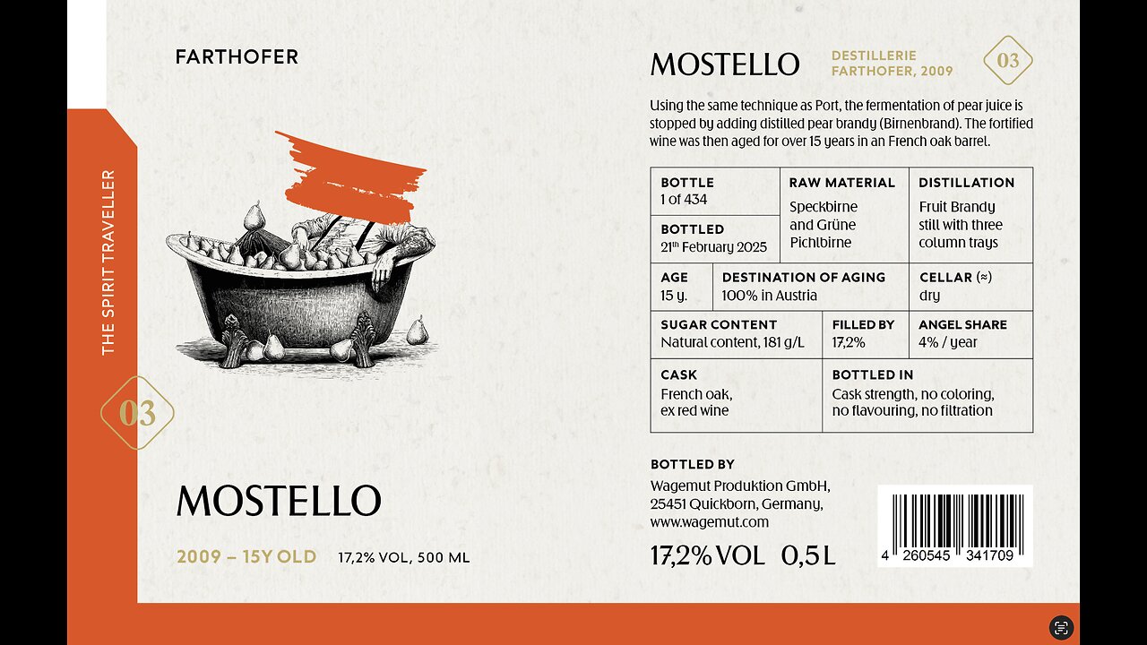 Unsere dritte Spirit Traveller Abfüllung! Mostello