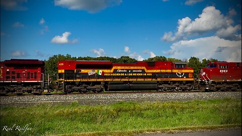 Salute to Heroes (KCS 4009) on the CPKC Paynesville Substation