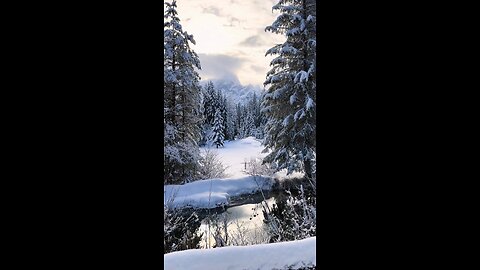 Winterscape - Nature Sounds & Ambient Music #snow #relaxing #sleep #meditation #nature #travel