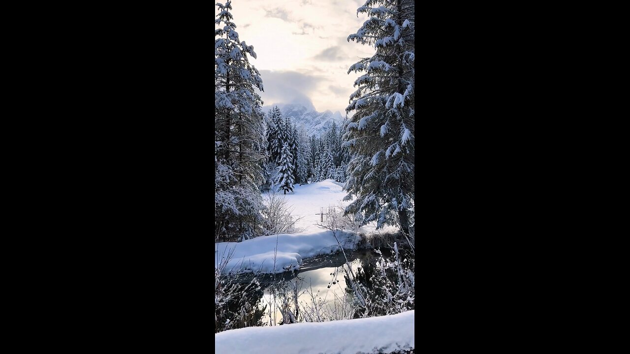 Winterscape - Nature Sounds & Ambient Music #snow #relaxing #sleep #meditation #nature #travel