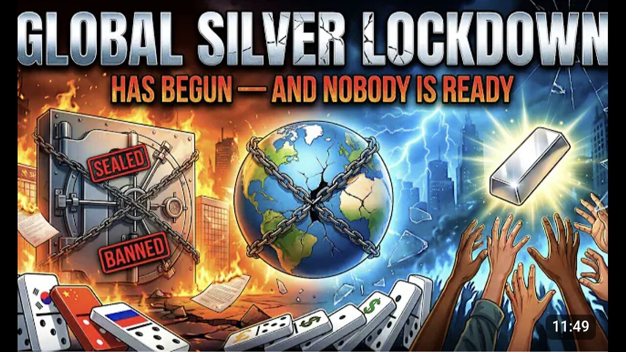 The Global Silver Lockdown Has Begun — Nobody Is Ready | Governments Are Quietly Hoarding Silver