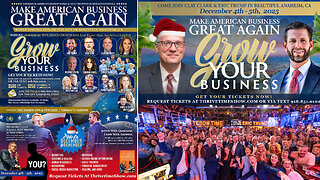 Eric Trump | Join Eric Trump At Clay Clark's ThrivetimeShow.com Business Conference In Anaheim, California (Dec. 4th & 5th 2025) + Learn Marketing, Sales, Finance, Management & More! Request Tickets Via Text: 918-851-0102