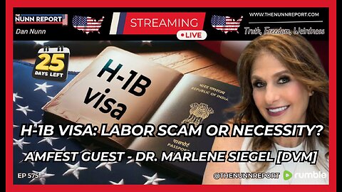 Ep [575] H-1B Visa: Labor Scam or Necessity? | AmFest Interview w/ Dr. Marlene Siegel [DVM]