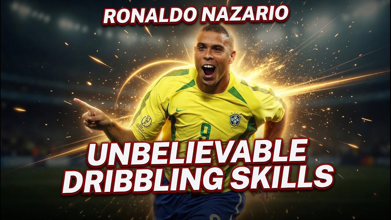 Ronaldo Nazario Unbelievable Dribbling Skills 🔥