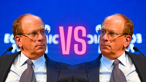 Larry Fink vs Larry Fink at Davos