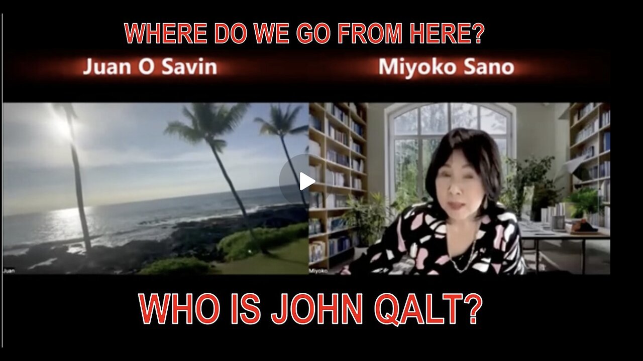 JUAN O SAVIN- PART 1 Financial Crash & Space Station Plans- Miyoko SANO. WHO IS JOHN QALT?