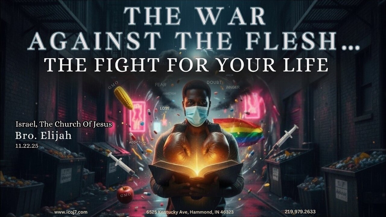 THE WAR AGAINST THE FLESH... THE FIGHT FOR YOUR LIFE