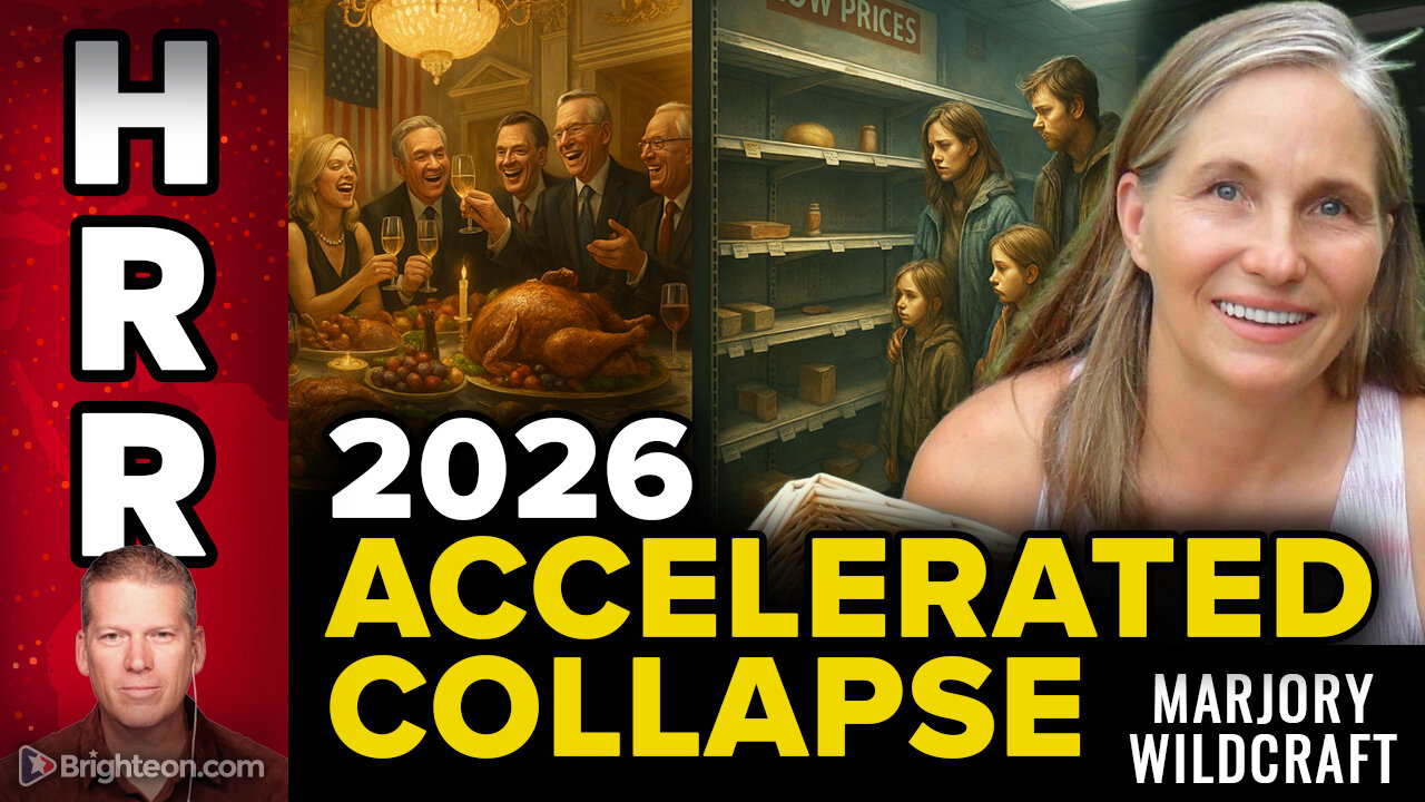 2026 Accelerated Collapse - Marjory Wildcraft interview and news coverage