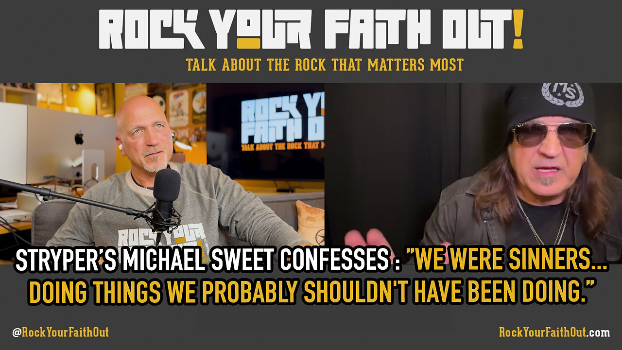 Michael Sweet of Stryper: "We were sinners... doing things we probably shouldn't have been doing."