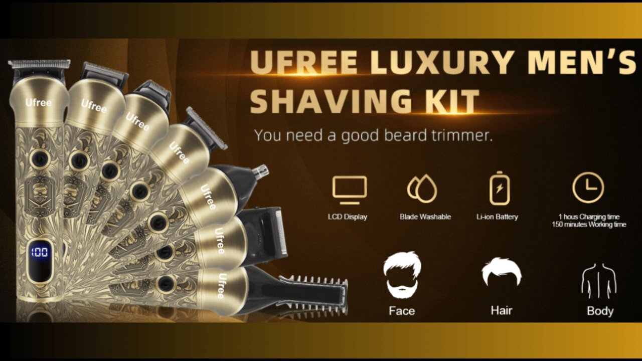 Ufree Beard Trimmer for Men