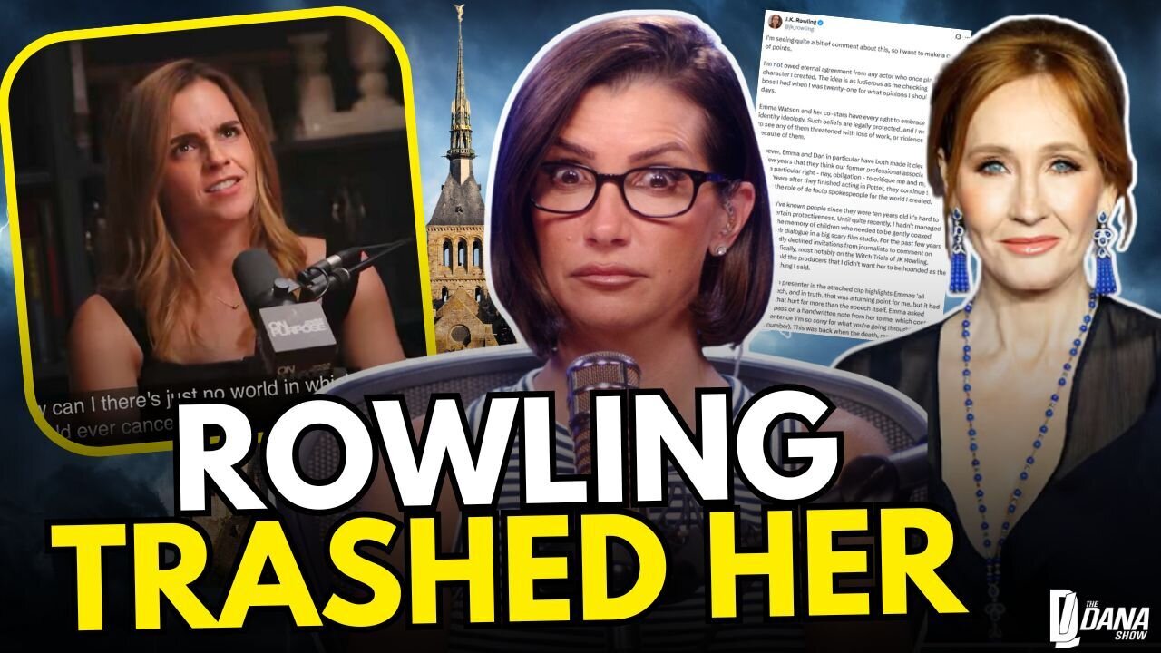 J.K. Rowling Calls Emma Watson IGNORANT Over This?? | The Dana Show - 09/29/25