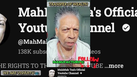 MahMah Tea's: Transfer Of Wealth... #VishusTv 📺